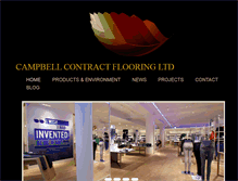 Tablet Screenshot of campbellflooring.com